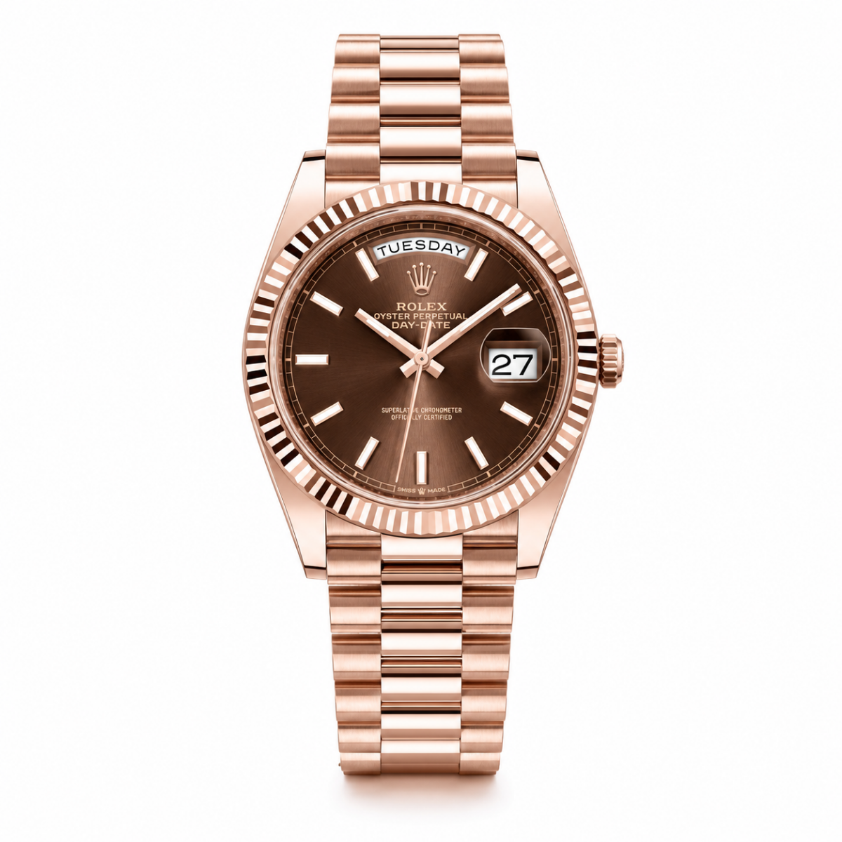 ROLEX DAY-DATE | Rose Gold 228235