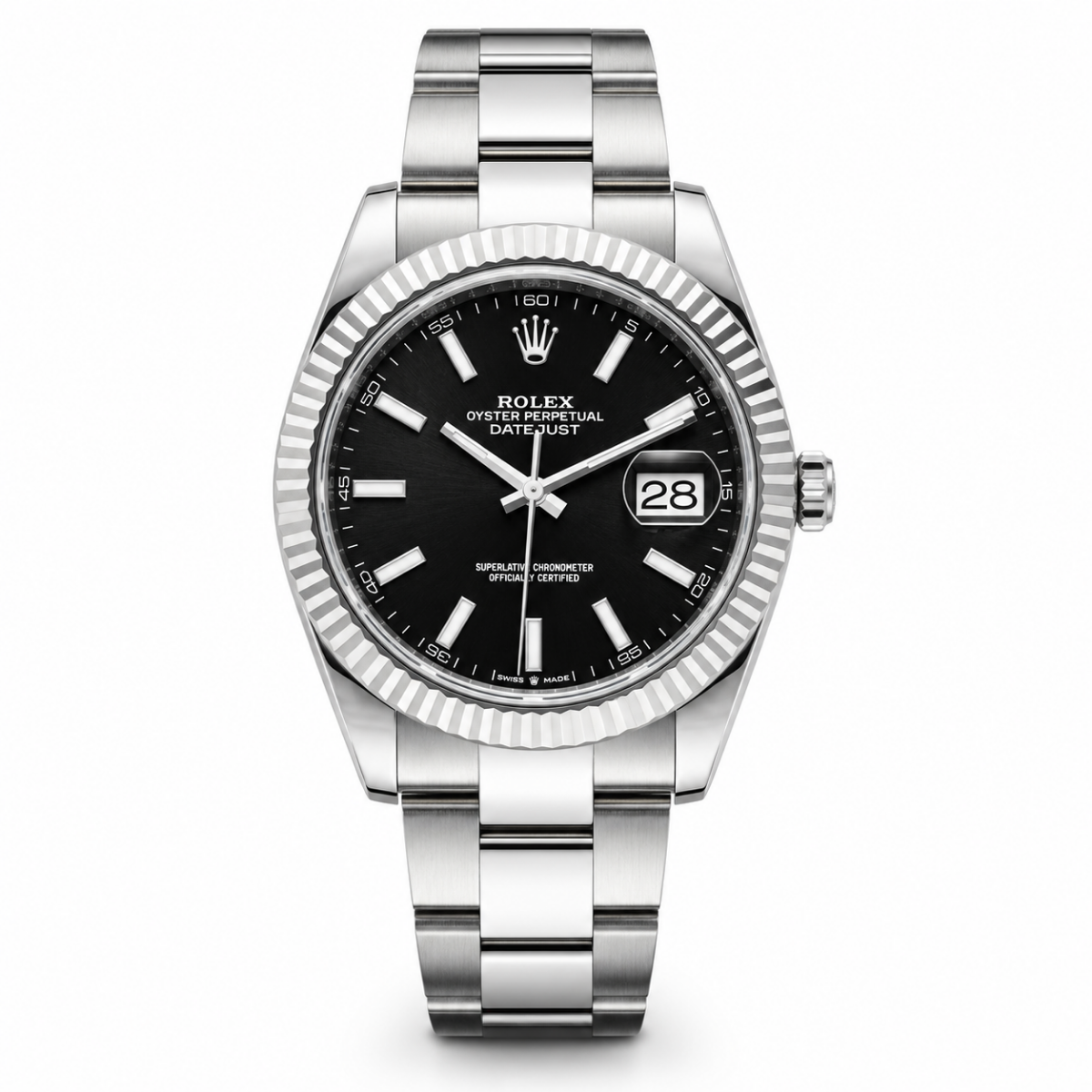 ROLEX DATEJUST | Black Dial 41mm 126334