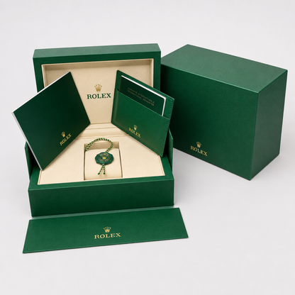 ROLEX DATEJUST | Green Dial Jubilee Bracelet 41mm