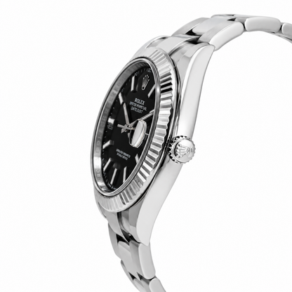 ROLEX DATEJUST | Black Dial 41mm 126334