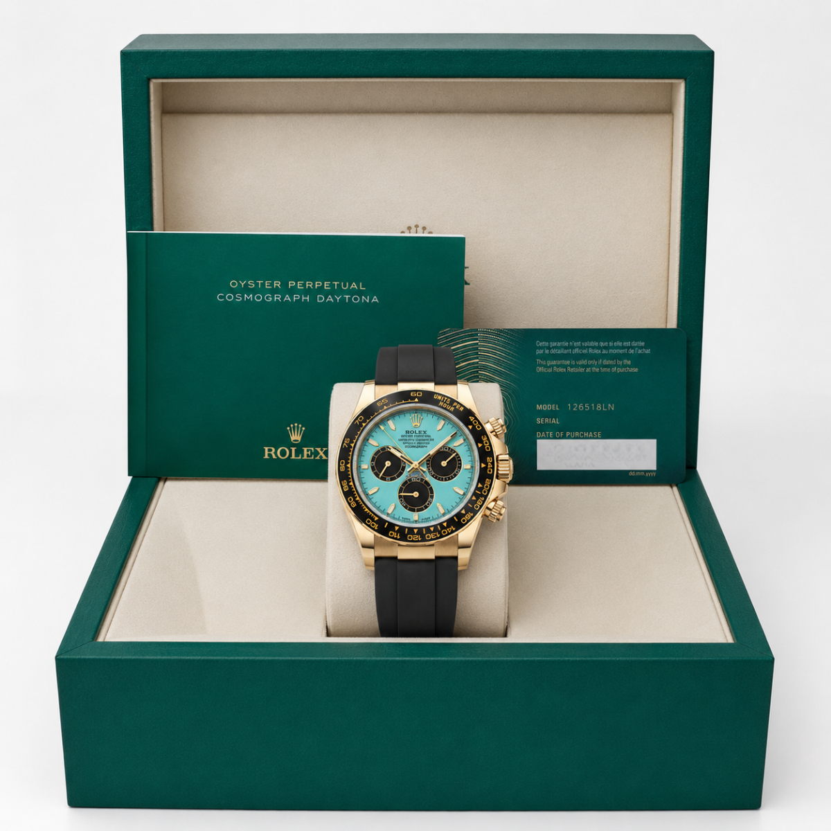 ROLEX DAYTONA | Turquoise Blue 126518LN