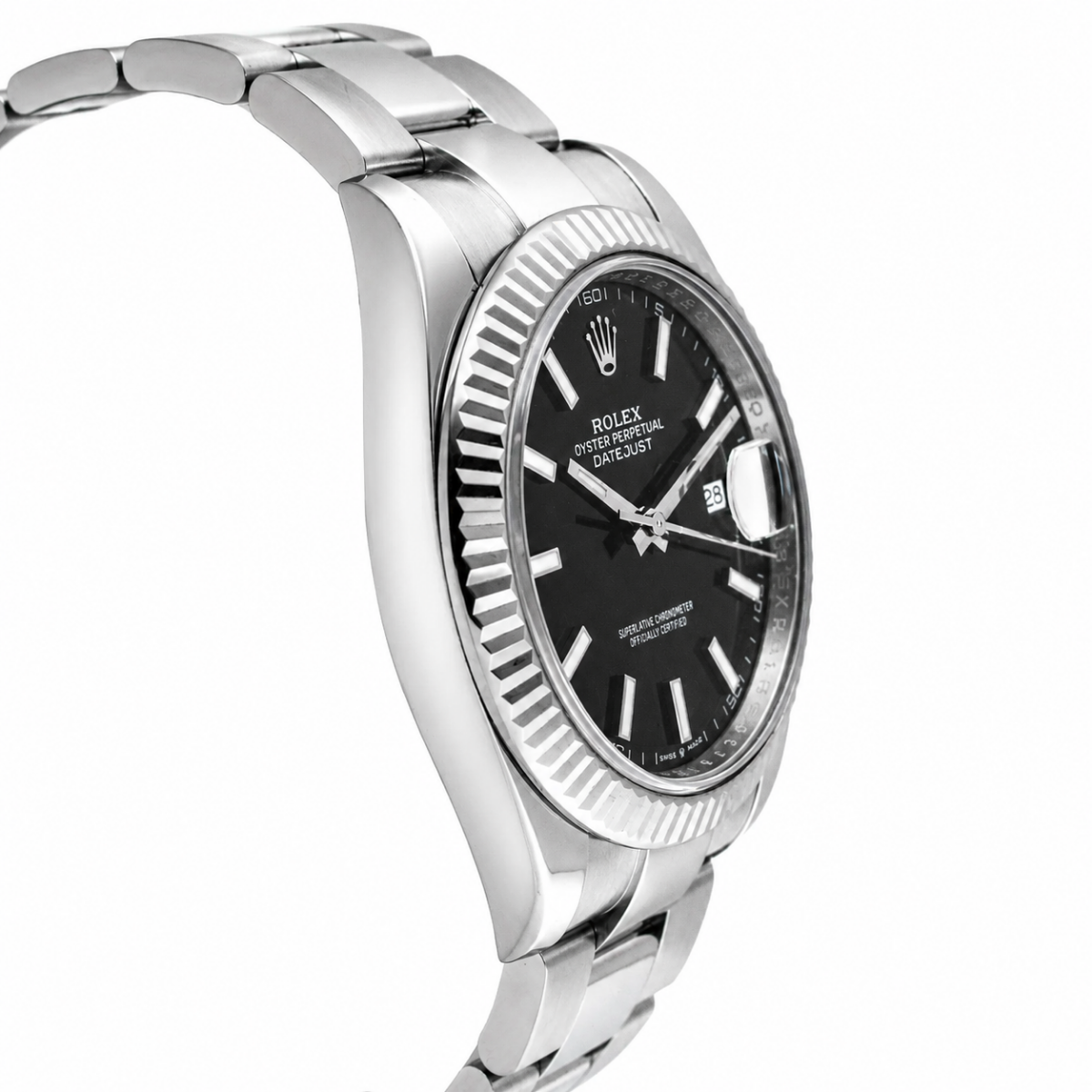 ROLEX DATEJUST | Black Dial 41mm 126334